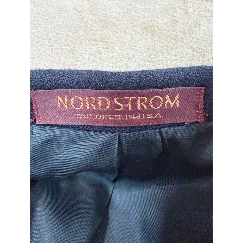 Nordstrom Loro Piana CamelHair Blazer Mens 48R Navy Blue Sport Coat USA Made EUC